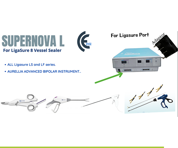 Supernova L - Adapters for Valleylab™ LigaSure 8 Vessel Sealer