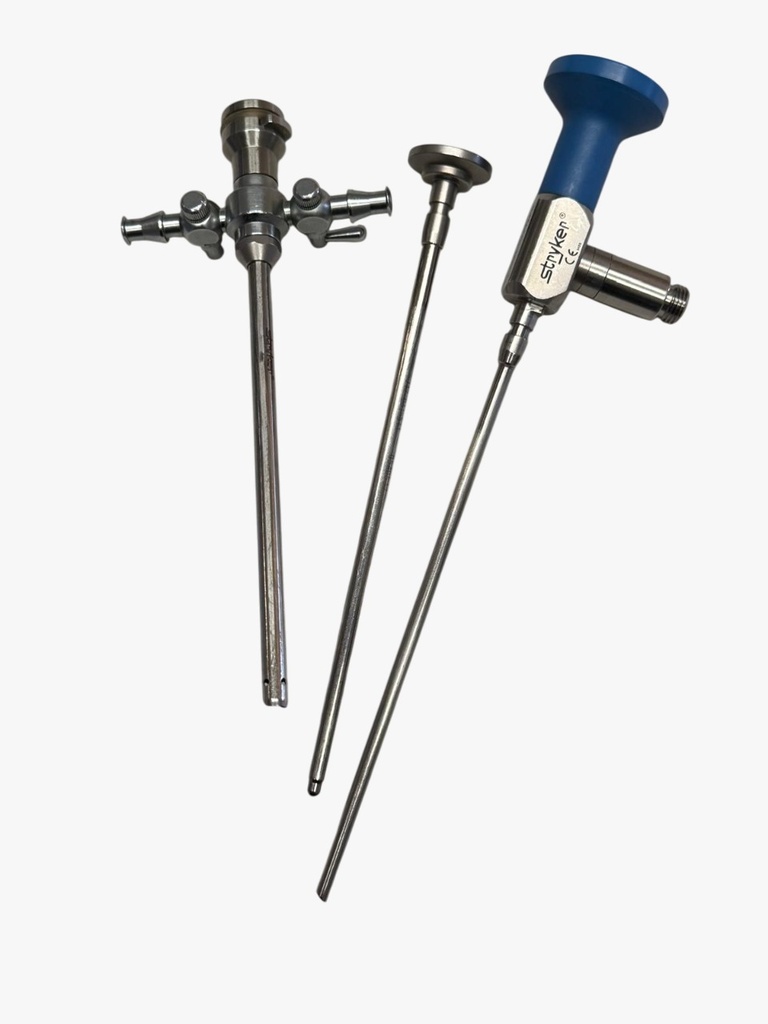 Stryker 4mm Arthroscope with Inflow / Outflow Cannula and Obturator