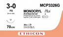 MCP3326G - MONOCRYL Plus Antibacterial (poliglecaprone 25) Suture