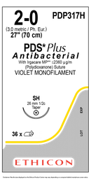 PDP317H - PDS Plus Antibacterial (polydioxanone) Suture